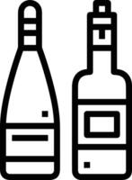 Bottle drink icon symbol image. Illustration of the drink water bottle glass design image vector