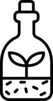 Bottle drink icon symbol image. Illustration of the drink water bottle glass design image vector