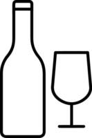 Bottle drink icon symbol image. Illustration of the drink water bottle glass design image vector