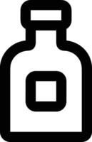 Bottle drink icon symbol image. Illustration of the drink water bottle glass design image vector