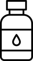 Bottle drink icon symbol image. Illustration of the drink water bottle glass design image vector