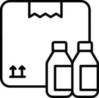 Bottle drink icon symbol image. Illustration of the drink water bottle glass design image vector