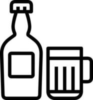 Bottle drink icon symbol image. Illustration of the drink water bottle glass design image vector