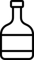 Bottle drink icon symbol image. Illustration of the drink water bottle glass design image vector