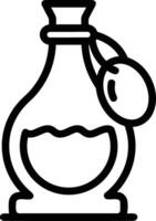 Bottle drink icon symbol image. Illustration of the drink water bottle glass design image vector