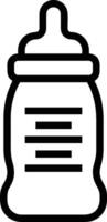 Bottle drink icon symbol image. Illustration of the drink water bottle glass design image vector