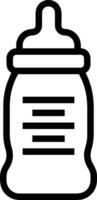 Bottle drink icon symbol image. Illustration of the drink water bottle glass design image vector