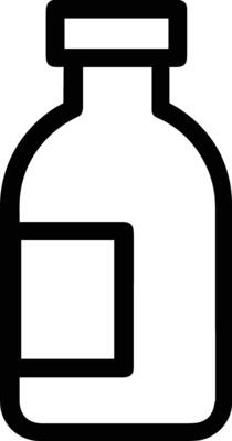 Bottle drink icon symbol image. Illustration of the drink water bottle glass design image