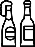 Bottle drink icon symbol image. Illustration of the drink water bottle glass design image vector