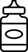 Bottle drink icon symbol image. Illustration of the drink water bottle glass design image vector