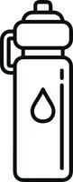 Bottle drink icon symbol image. Illustration of the drink water bottle glass design image vector