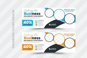 Business and Corporate timeline cover design Template, Banner Template and Web Banner Template Design for Social Media Post vector