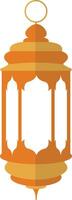 Ramadan Kareem Lantern Decoration with Arabian Design Style. Illustration Icon. vector