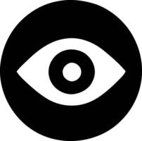 Contemplation in Circularity, A Monochromatic Gaze. vector
