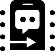 Rightward Arrow, Navigating Communication through the Smartphone Age. vector