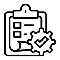 Standard Line Icon Design vector