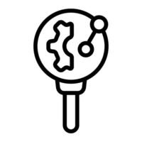 Prediction Line Icon Design vector