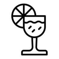 bebida línea icono diseño vector