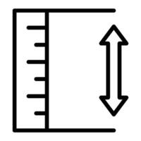 Height Limit Line Icon Design vector