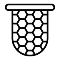 Nanotube Line Icon Design vector