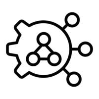 Materials Science Line Icon Design vector