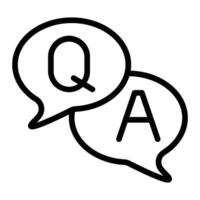 Explain Line Icon Design vector
