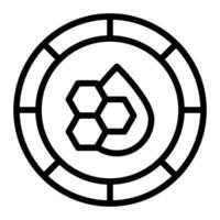 Nanoprobe Line Icon Design vector