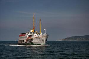 Classic passenger ferries, one of the symbols of Istanbul photo