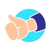Like line icon. Thumb up, trump up, excellent, nice, good, exYour vote is important to us, confirmation, evaluation, rating. Feedback concept vector