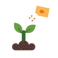 Seeding Icon Design vector