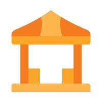 Gazebo Icon Design vector