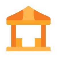 Gazebo Icon Design vector