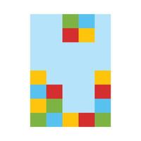 tetris icono diseño vector