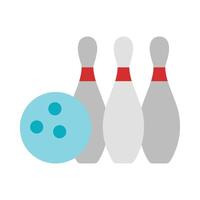 Bowling Pins Icon Design vector