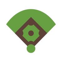 Outfield Icon Design vector