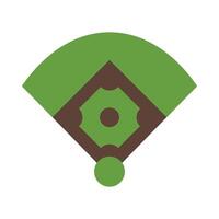 Outfield Icon Design vector