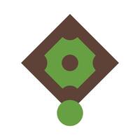 Infield Icon Design vector