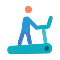 Treadmill Icon Design vector