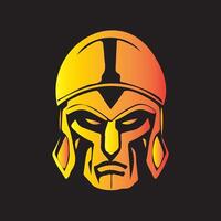 Ancient Greek Warrior's Helmet Symbol Showing Heroism and Valor, Echoing the Glorious Legends of Ancient Greece vector