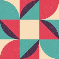 Geometric object with riso print effect. Graphic element for fabric, textile, clothing, wrapping paper, wallpaper, poster. Graphic element. Perfect For your own decoration or design vector