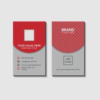Vertical Business Card for Commercial Purposes vector