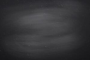 Chalkboard, texture. Black empty chalkboard background, surface vector