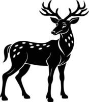 Deer Silhouette illustration design vector