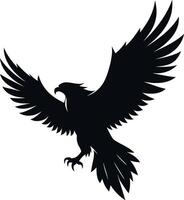 Eagle Silhouette illustration design vector