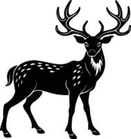 Deer Silhouette illustration design vector