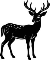 Deer Silhouette illustration design vector