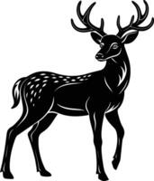 Deer Silhouette illustration design vector