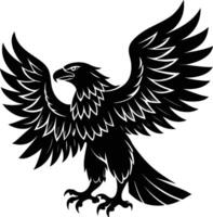 Eagle Silhouette illustration design vector