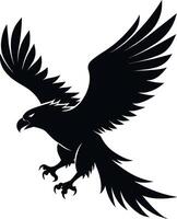 Eagle Silhouette illustration design vector