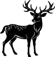 Deer Silhouette illustration design vector